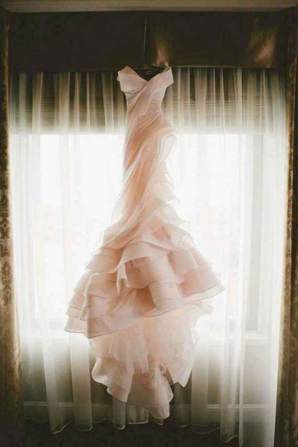 Vestidos rosas para novia 6