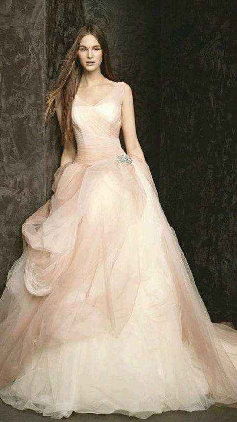 Vestidos rosas para novia 11