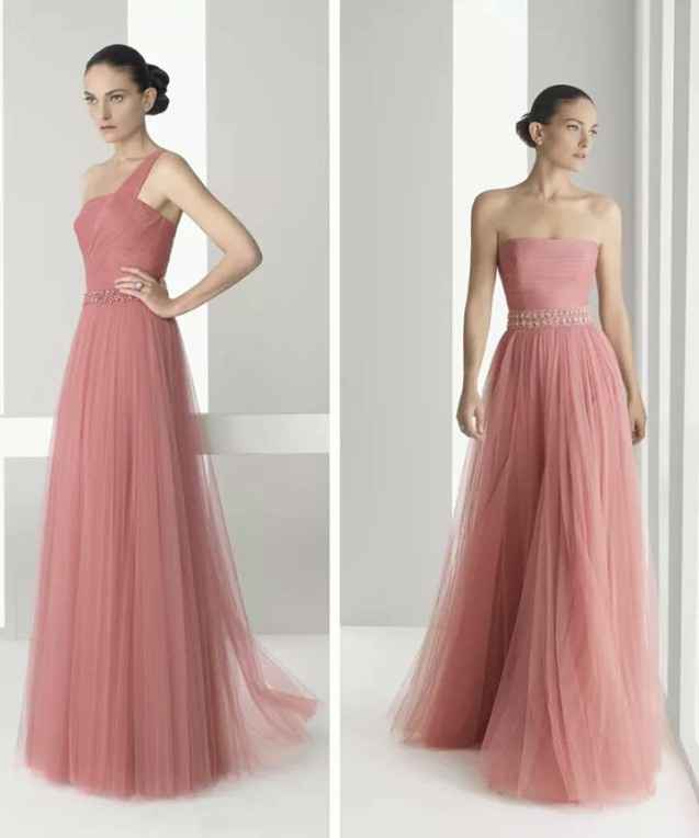 Vestidos rosas para damas 13