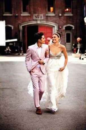 Trajes en color rosa 5