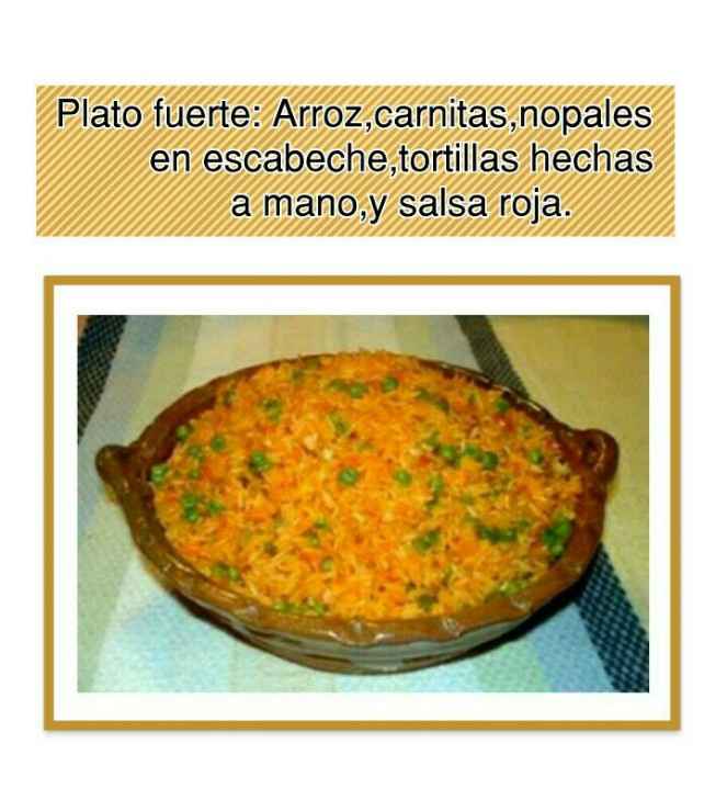 El menú de mi boda Rosy & Octavio 4