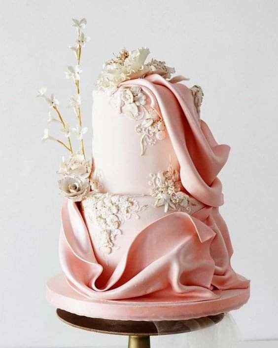 Pasteles con pliegues en 3d 🍰 1