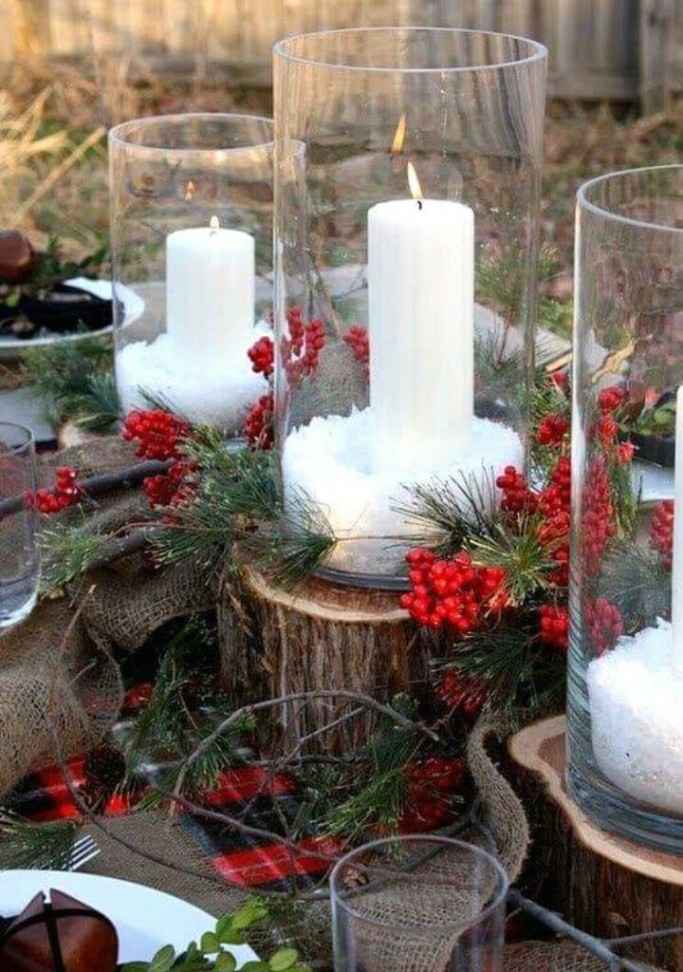 Centros de mesa ideales para invierno ❄🎄🎅⛄ 12