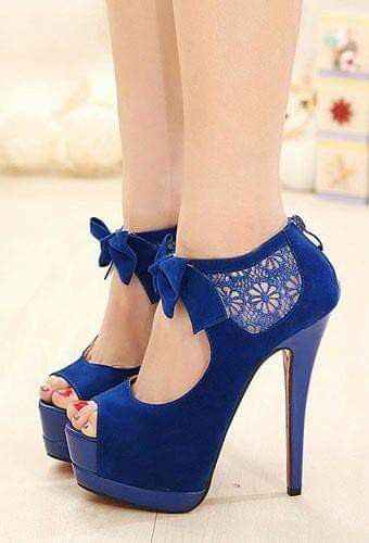 Zapatos en color azul 💙 5