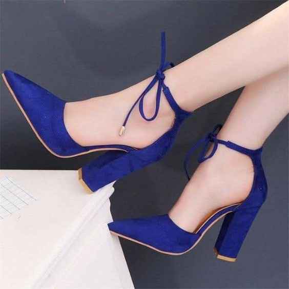 Zapatos en color azul 💙 8