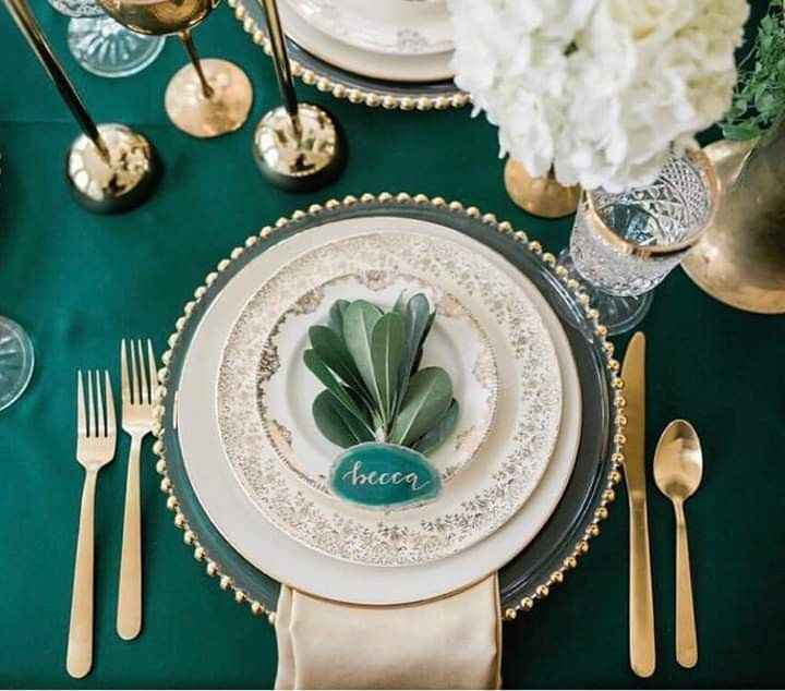 Boda en verde y dorado 19