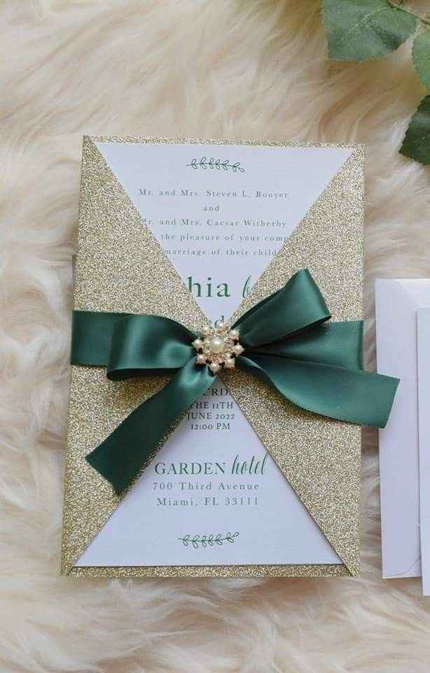 Boda en verde y dorado 28