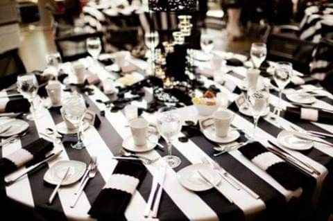 Una boda black & white 9