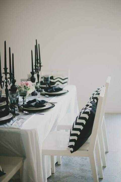 Una boda black & white 19