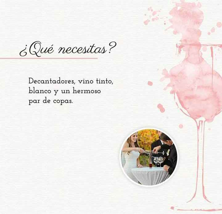 Ceremonia del vino 🥂 - 2