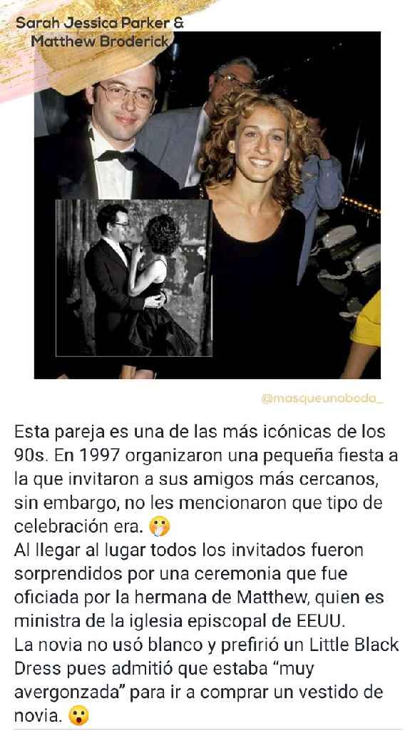 Famosos que no tuvieron una boda clásica - 1