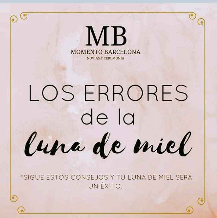 Errores a evitar en tu luna de miel 🌛🍯 - 1