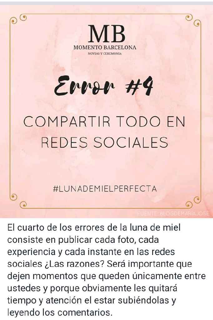 Errores a evitar en tu luna de miel 🌛🍯 - 5