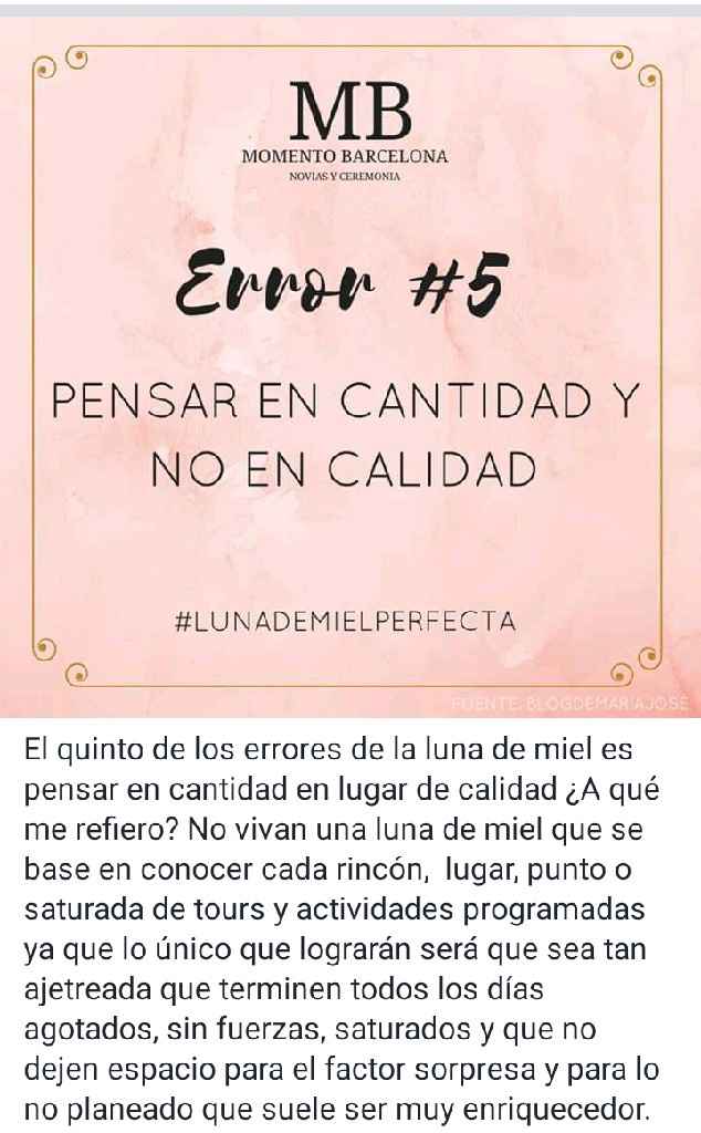 Errores a evitar en tu luna de miel 🌛🍯 - 6