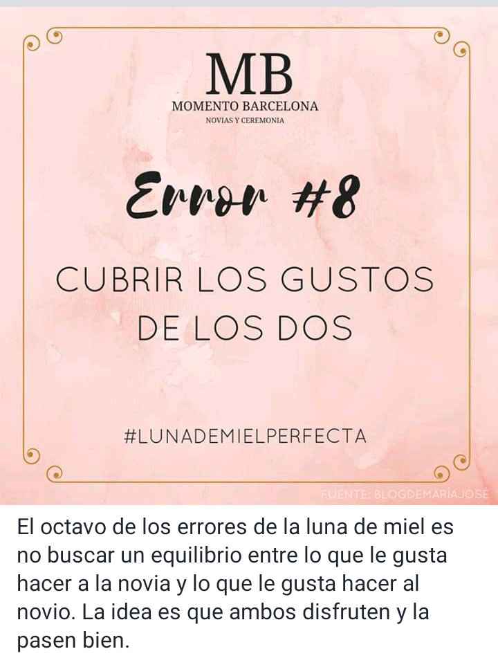 Errores a evitar en tu luna de miel 🌛🍯 - 9