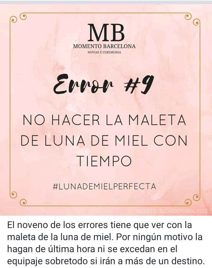 Errores a evitar en tu luna de miel 🌛🍯 - 10