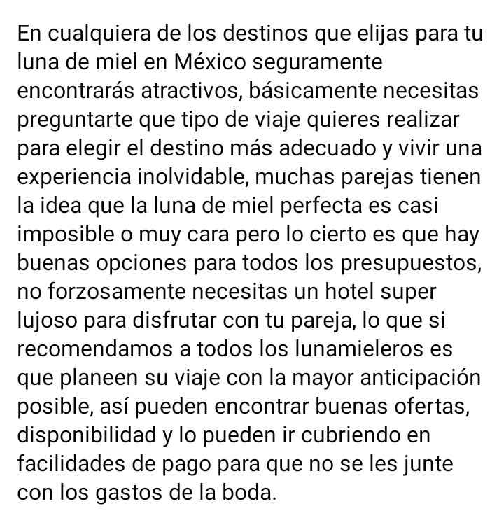 Tu luna de miel en México 2 - 14