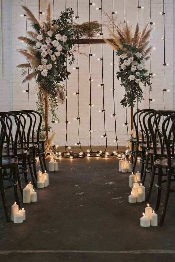 Pasillos para una boda estilo industrial - 1