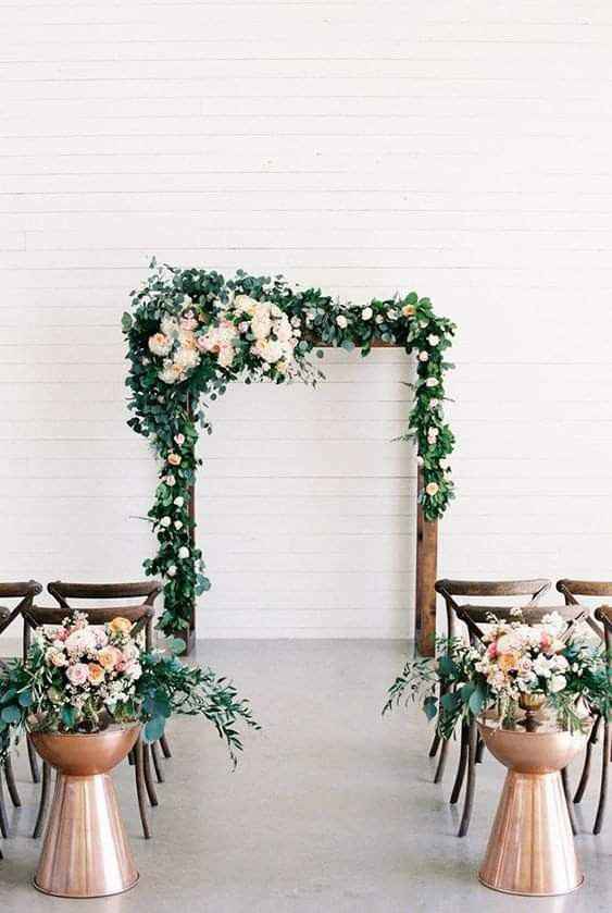 Pasillos para una boda estilo industrial - 2