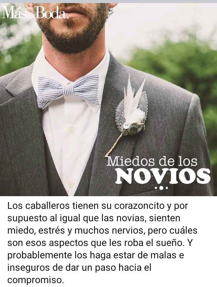 ¿Te has preguntado si tu fm siente nervios y temor... 1