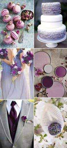 Boda con tonos gris y malva 16