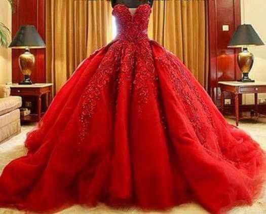 Tu vestido de novia en rojo 1