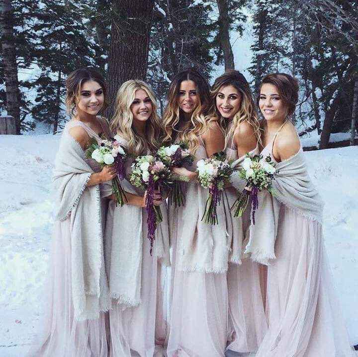 Damas de honor en invierno ❄️ 6