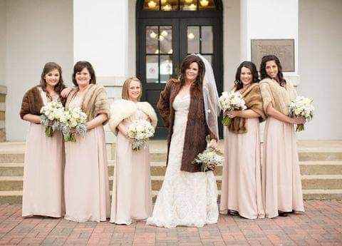 Damas de honor en invierno ❄️ 13