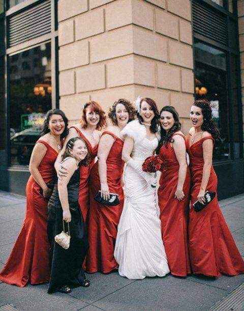 Damas de honor en invierno ❄️ 16