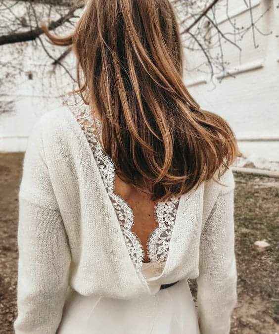 Invierno: suéter de novia 2