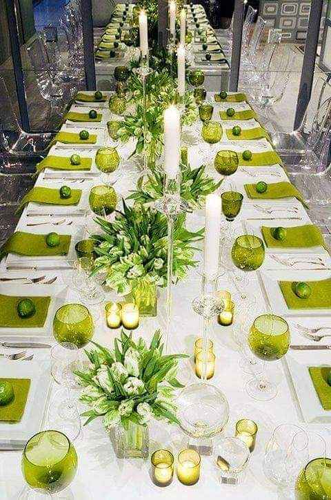 Primavera-verano: tono verde manzana en tu boda 3