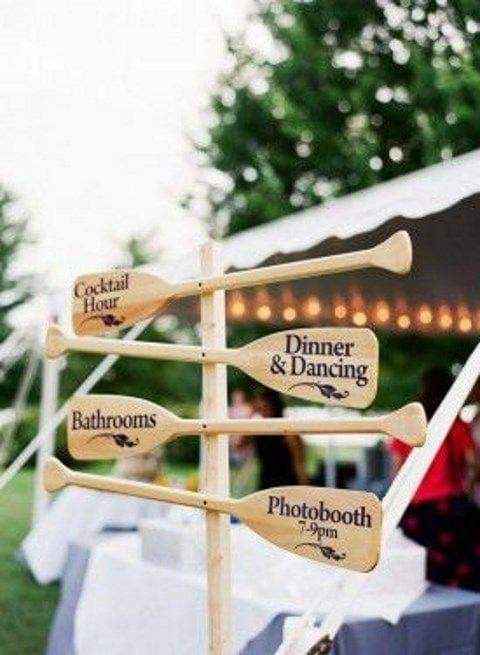 Incluye canoas en tu boda 6