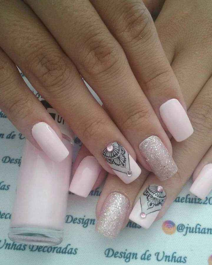 Uñas hermosas para novia 15