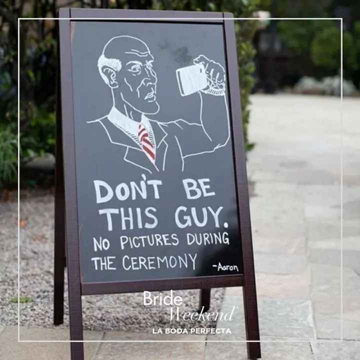 Letreros: no fotografías 5
