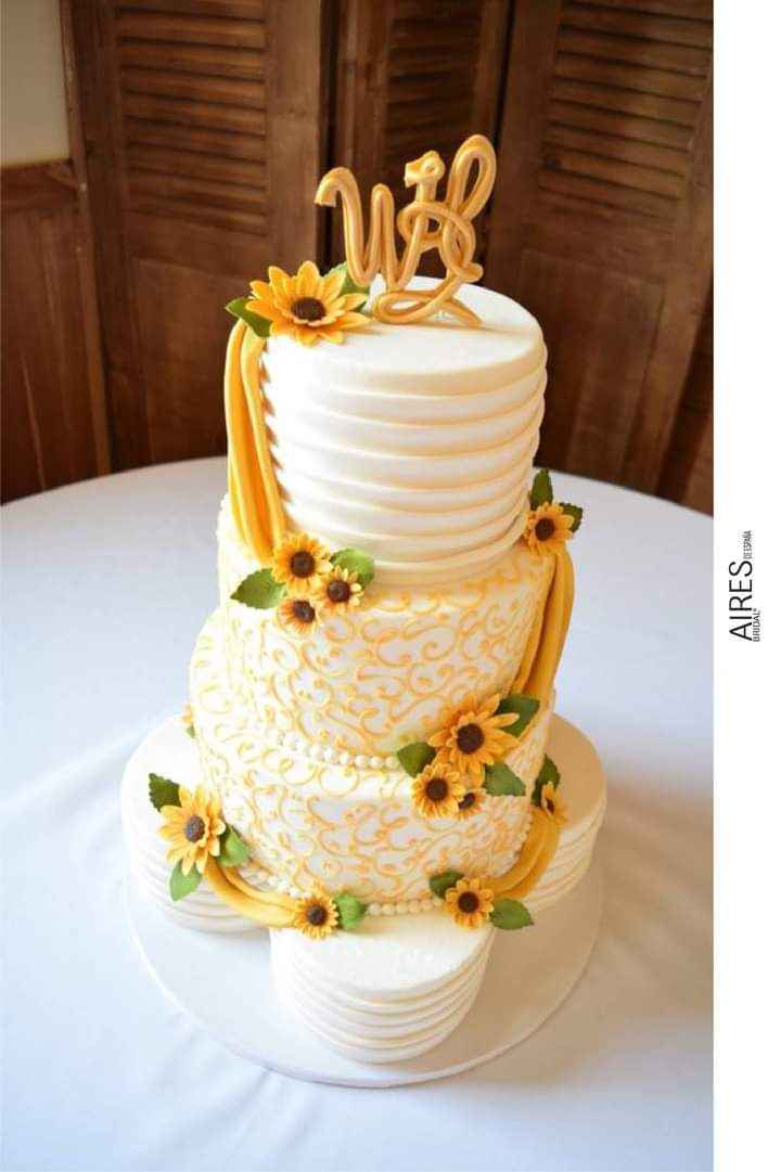 Girasoles para tu pastel 1