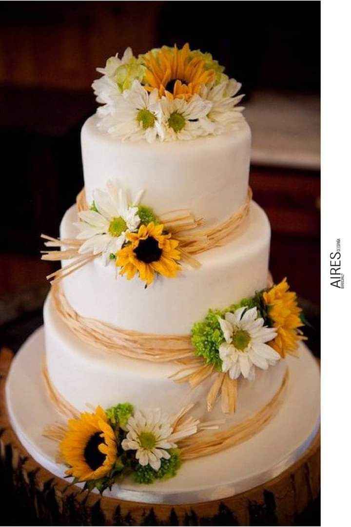 Girasoles para tu pastel 2