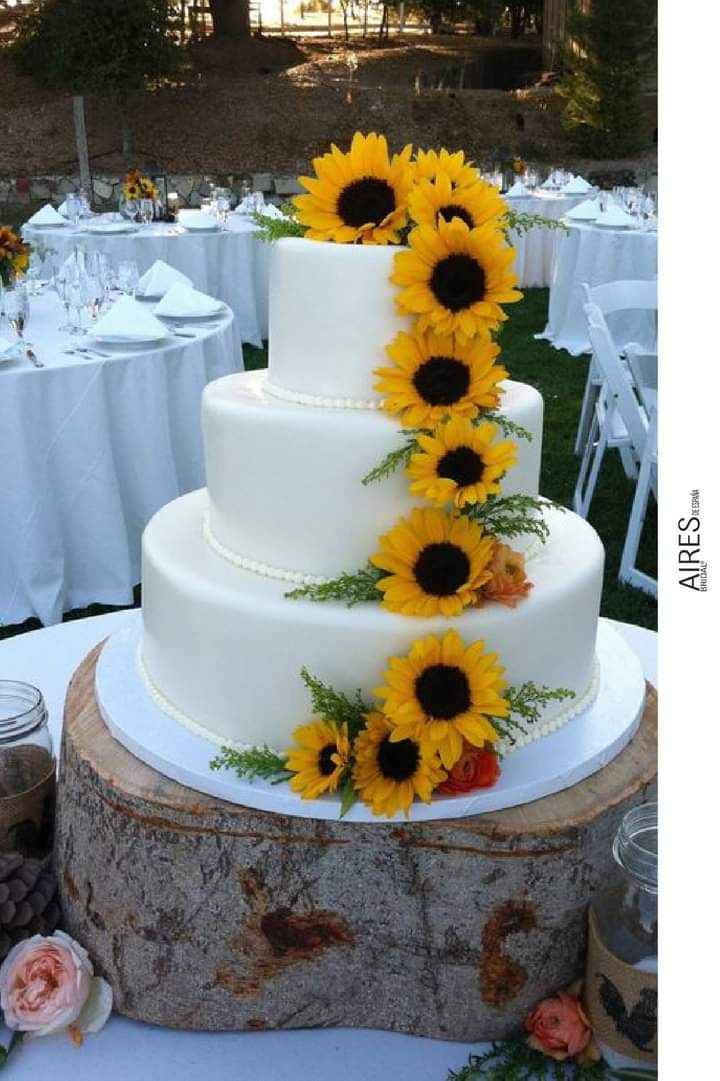Girasoles para tu pastel 3