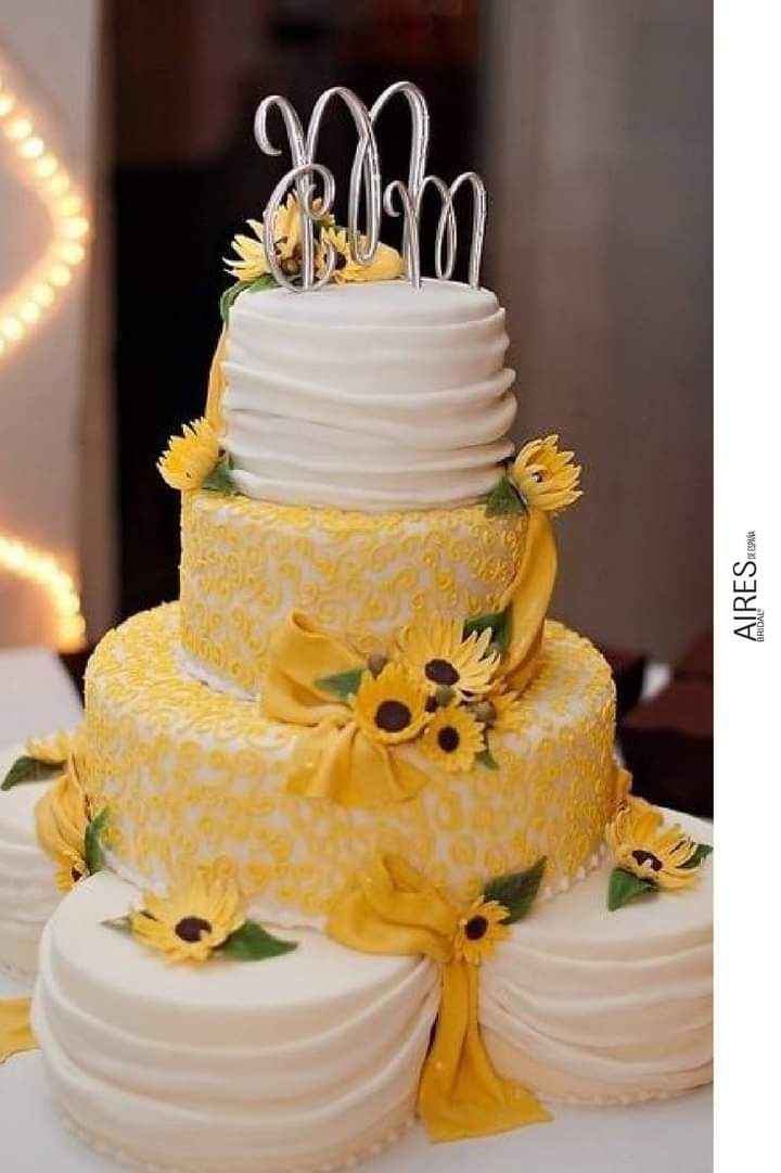 Girasoles para tu pastel 4