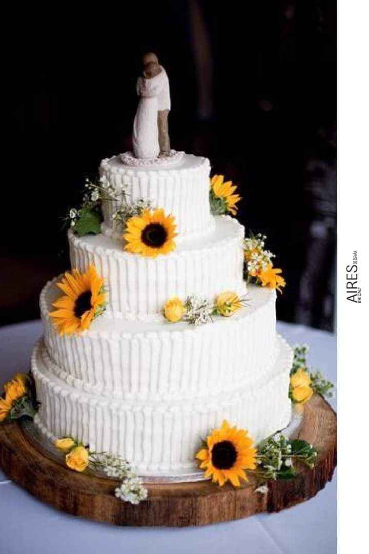 Girasoles para tu pastel 8