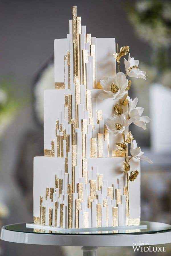 Pasteles con formas delicadas y elegantes 1