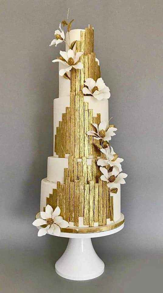 Pasteles con formas delicadas y elegantes 2