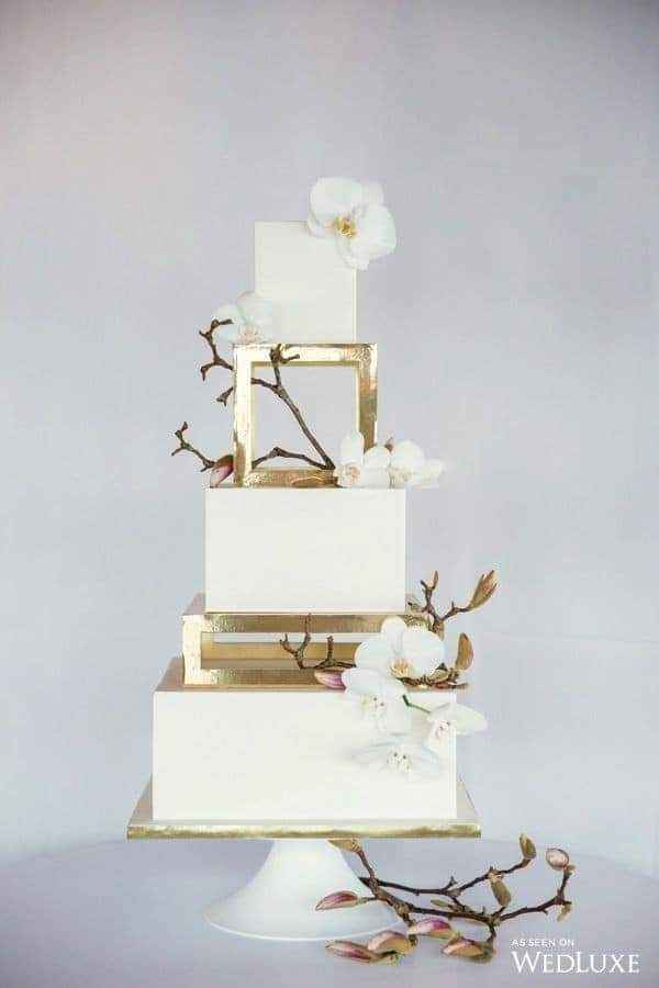 Pasteles con formas delicadas y elegantes 3