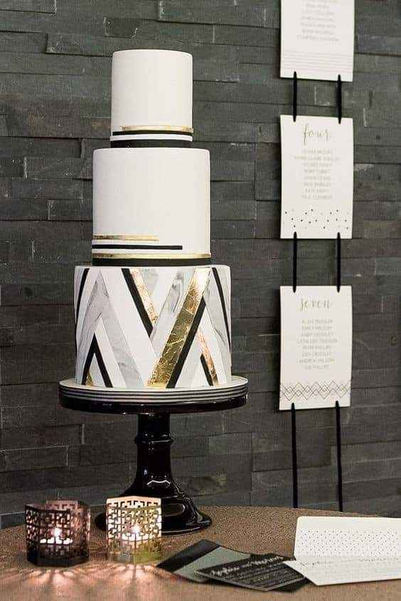 Pasteles con formas delicadas y elegantes 8