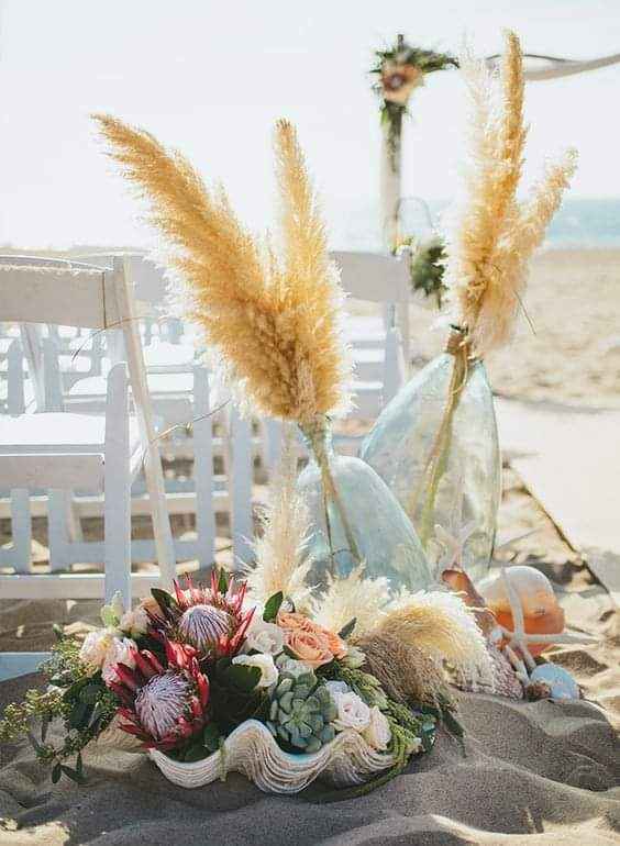 4 ideas para decorar una ceremonia en la playa 🌴 3