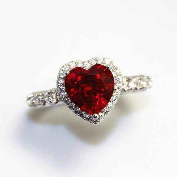 Anillos de compromiso con corazones ♥️♥️ 2