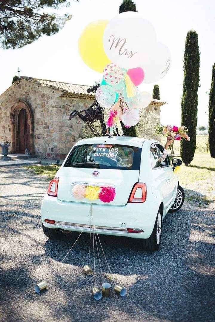 Boda vintage: el carro de los novios 1