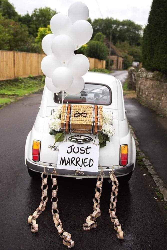 Boda vintage: el carro de los novios 2