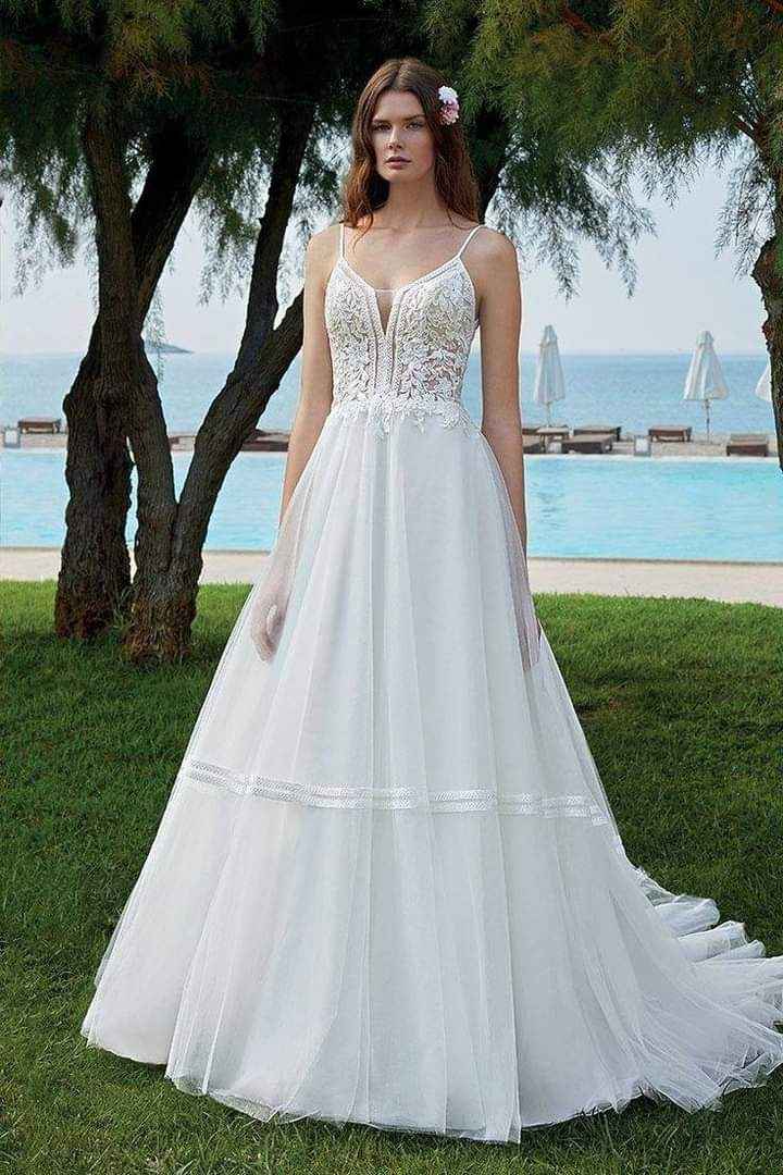 Vestidos con el encanto del línea a 7