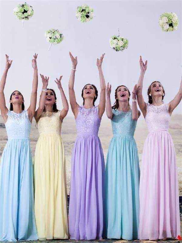 Colores pasteles en 2025 vestidos