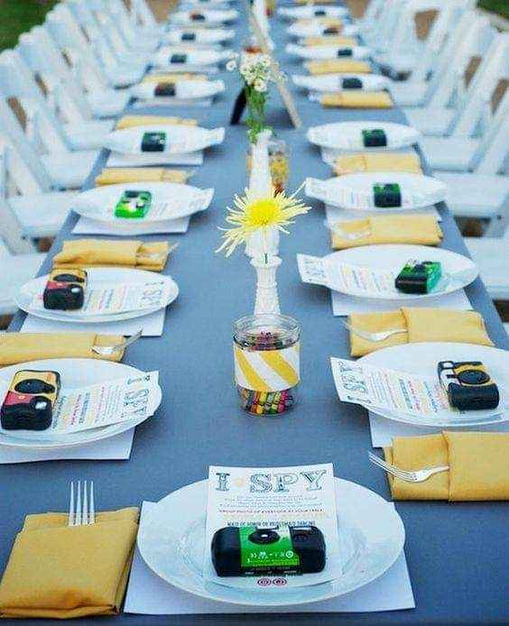 Decora la mesa de los niños en tu boda 2